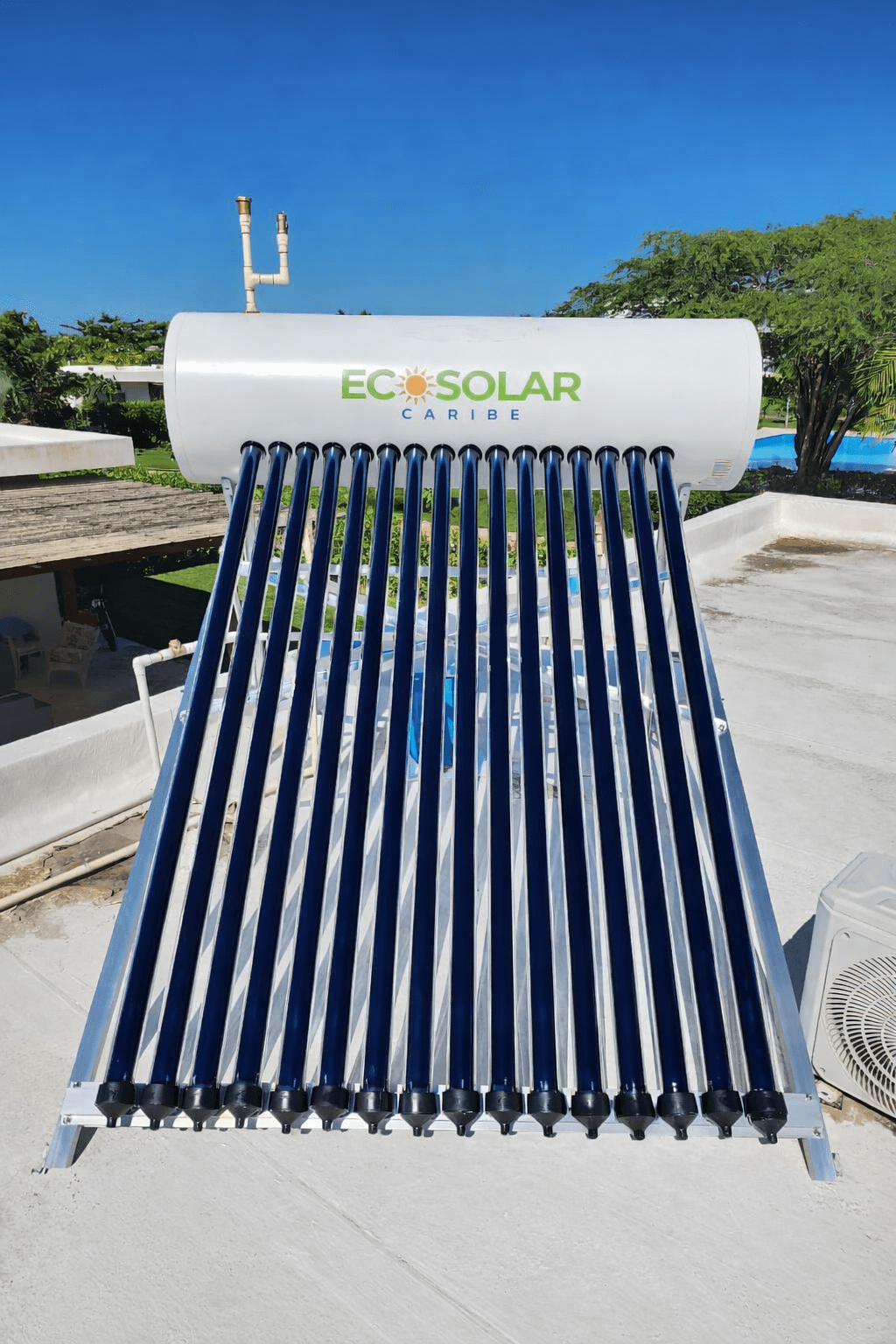 Calentador solar split vertical